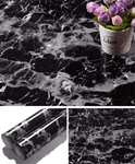 Yancorp Black Marble Contact Peel And Stick Wallpaper Self Adhesive. Fixed Price $10.13.