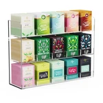 Acrylic Tea Bag Organizer, 3 Layers Holder For Packets, Wall Moun.... Fixed Price $59.74.