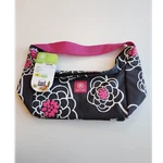 Gaiam Insulated Lunch Tote Bag Floral 4L Blck,pnk,white 13 6.5 8" Zipperclosure. Fixed Price $15.00.