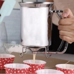 Pancake Dispenser- Holds 3 Cups Of Batter-for Baking Muffins And Cupcakes. Fixed Price $14.69.