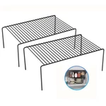 LARGE(15.7 X 9.4 Inch)black Cabinet Storage Shelf Rack Set 2, Rustproof Me.... Fixed Price $35.74.