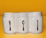 La Cucina Utensil Organizer Ceramic Tabletop. Fixed Price $24.99.