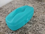 Tupperware Mini-twin Sub Sandwich Keeper Hoagie Hot Dog #7088A. Fixed Price $10.80.