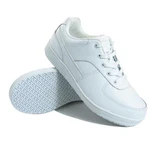 Genuine Grip Men's Slip Water Resistant Service Work Shoes Black White Leather. Fixed Price $65.00.