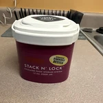 Purple Stack Lock Thermos 12 Ounce Food Jar New And Never Used Insulated. Fixed Price $10.00.