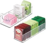 Plastic Condiment Organizer & Tea Bag Holder 9" Long Kitchen Pantry/countertop. Fixed Price $26.06.
