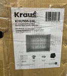 Kraus Pro 24 Undermount 16 Gauge Stainless Steel Single Bowl Utility Sink. Fixed Price $249.99.