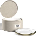 Sorbus China Storage Container Dinnerware Organizer For Bowl Plate Lid. Fixed Price $45.26.
