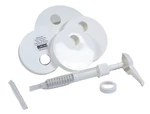 Carlisle Foodservice Products Universal Condiment Pump/dispenser Kit With 5 Lids. Fixed Price $35.00.