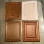 4 Homecrest Cabinet Door Fronts Solid Oak Wood Kitchen Furniture Parts Samples. Fixed Price $120.00.