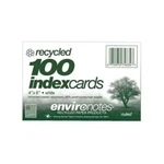 Roaring Spring Recycled Index Cards 4"X6" Ruled/lined White 100/PK School Office. Fixed Price $7.50.