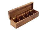 Ironwood Gourmet Large 5 Compartment Tea Box, Acacia Bag Organizer W.... Fixed Price $53.87.