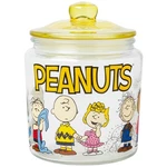 Peanuts Squad Glass Cookie Jar With Lid - 30OZ. Fixed Price $31.49.