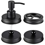 Mason Bathroom Accessories Lids SET(4PCS) - Jars Not Included Soap Disp.... Fixed Price $16.97.