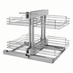Rev-a-shelf Chrome 2-TIER OPTIMIZER-15" Blind Corner Cabinet OPENINGS,5PSP-15-CR. Fixed Price $618.99.