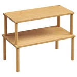 Vertorgan Cabinet Organizer Shelf(set Of 2),KITCHEN Counter Shelves,bamboo Stack. Fixed Price $38.01.