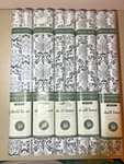 Laura Ashley Shelf Liner LA-99800 Floral Black White Gridded Adhesive 150 Sq Ft. Fixed Price $71.95.