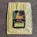 Vintage 1975 Rubbermaid Protector Mat NO.1312 Yellow 13" X 17" Usa Nos New. Fixed Price $35.00.