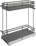 Rev-a-shelf 5322-BCSC-9 Contemporary 10-1/4"W Two Tier Solid Grey. Fixed Price $405.81.