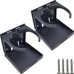 Yoohua 2PCS Cup Folding Drink Holders For Caravan Black. Fixed Price $18.07.