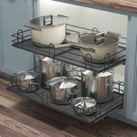 Kitchen Cabinet Pull Out Shelf Organizer Drawer Slide Basket Storage. Fixed Price $159.99.