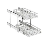 2-TIER Kitchen Cabinet Pull Out Shelf And Drawer Organizer Slide Pantry S.... Fixed Price $102.52.