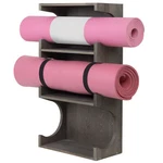 Mygift Wall Mounted Vintage Gray Wood 3 Tier Yoga And Barre Mats Storage Rack. Fixed Price $49.99.