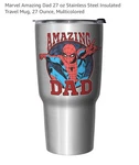 Marvel Amazing Dad 27 Oz Stainless Steel Insulated Travel Mug, Multicolored. Fixed Price $15.00.