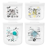 Star Wars Reusable Food Storage Bags 4 Pack Eco Friendly Silicone. Fixed Price $40.59.