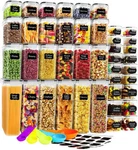 42-PIECE Kitchen Food Container Set Durable, Airtight, And Leak-proof. Fixed Price $33.75.
