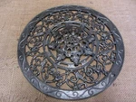 Vintage 1897 Cast Iron Register Grate Antique Old Vent Furnace Hardware 11224. Fixed Price $316.00.