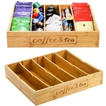 Lyellfe 2 Pack Cup Holder For Drawers, Bamboo Tea Bag Organizer With Adjust.... Fixed Price $38.77.