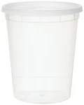Yw Plastic Soup Food Container With Lids (12), 32 Oz, Pack, Clear. Fixed Price $21.31.