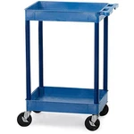 Luxor H. Wilson Tray-shelf Carts 24"WX18"D 38-1/2"H Blue. Fixed Price $164.76.