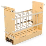 Rev-a-shelf 8" Pullout Cabinet Organizer, Ball-bearing Soft-close, 447-BCBBSC-8C. Fixed Price $344.99.