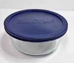 Pyrex 7203 Cup Glass Food Storage Bowl With 7402-PC Blue- Lid. Fixed Price $11.63.