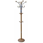 Ore International R685OAK Six Foot Wood And Chrome Coat Rack Finish. Fixed Price $92.54.
