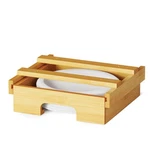 8.5-INCH Paper Dispenser Under Cabinet Bamboo Plates Holder Kitchen Coun. Fixed Price $37.03.