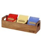 Htb Small Tea Bag Box Wooden, 3 Compartments Acacia Chest With H.... Fixed Price $19.57.
