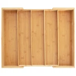 Totally Bamboo Expandable 5-COMPARTMENT Drawer Organizer 13-22". Fixed Price $62.72.