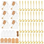 Gueevin 100 Sets Tea Spoon Party Favors Wedding For Guests Bulk Includ.... Fixed Price $49.83.