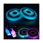 2PCS Led Car Cup Lights, Coasters For Holders 7 Color.... Fixed Price $30.62.