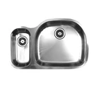 Ukinox D537.70.30.10L Modern Undermount Double Bowl Stainless Steel Kitchen Sink. Fixed Price $235.00.