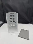Aglucky Countertop Ice Maker (model HZB-20AF/S) Basket & Water Cover Only!!. Fixed Price $53.19.