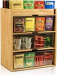 Timieeya Tea Bag Organizer - Bamboo Storage With Drawer 3 Tier. Fixed Price $54.95.