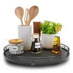 13" Lazy Susan Turntable Organizer Top, Round Wooden For.... Fixed Price $39.65.