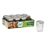 Ball Glass Mason Jar W/ Lid & Band, Regular Mouth, 8 Ounces, 12 Count. Fixed Price $10.77.