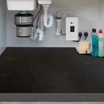 Under The Sink Mat Kitchen Tray Drip Cabinet Liner Waterproof Layer Reusable Was. Fixed Price $18.37.