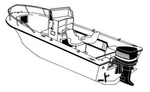 7.6OZ Styled Fit Boat Cover Key West 225 Cc W/o T-top 2005-2014. Fixed Price $677.00.