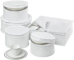 5-PIECE Quilted Dinnerware Storage Set Dish, China & Cup Protectors. Fixed Price $30.28.